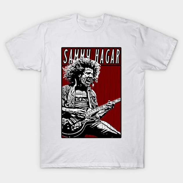 Vintage Retro Sammy Hagar T-Shirt by Projectup